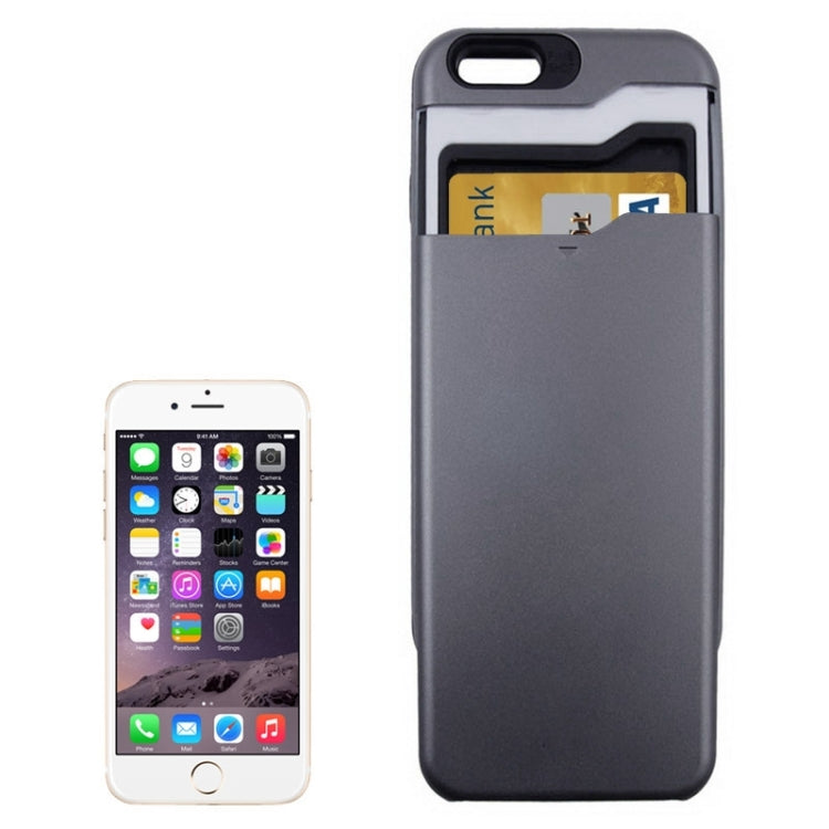 PC + TPU Combination Case with Back Card Slot for iPhone 6 Plus & 6S Plus