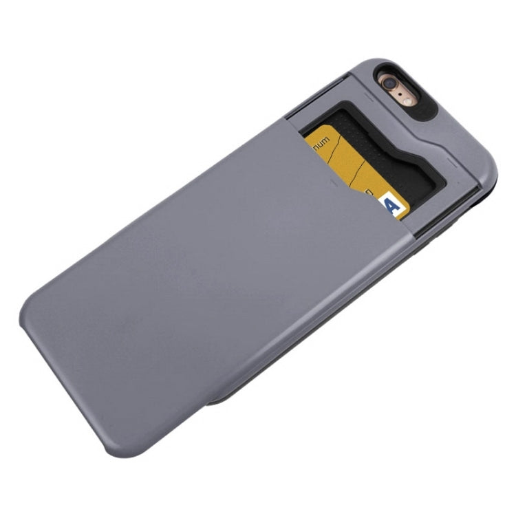 PC + TPU Combination Case with Back Card Slot for iPhone 6 Plus & 6S Plus