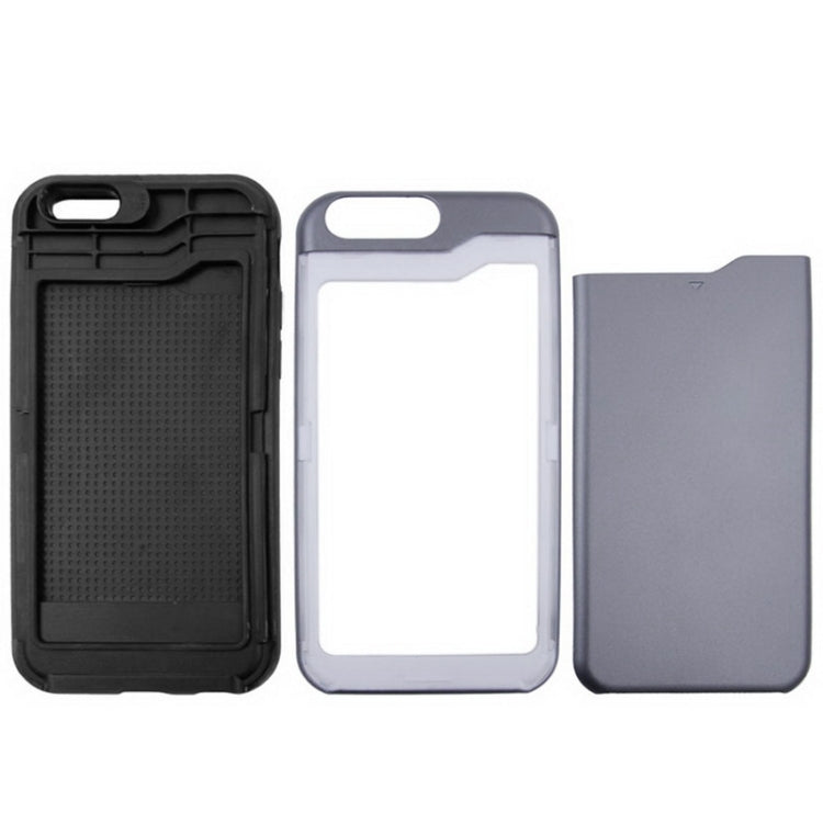 PC + TPU Combination Case with Back Card Slot for iPhone 6 Plus & 6S Plus