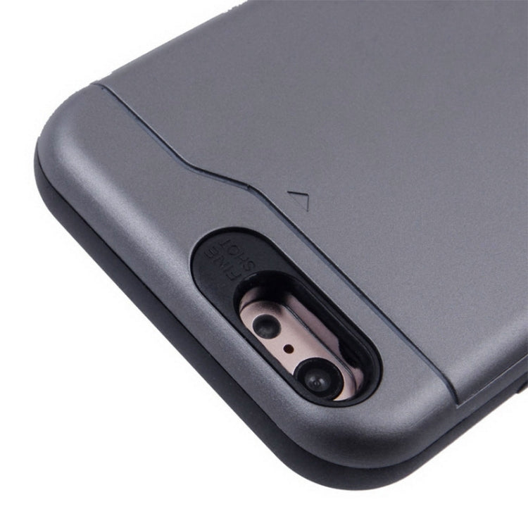 PC + TPU Combination Case with Back Card Slot for iPhone 6 Plus & 6S Plus