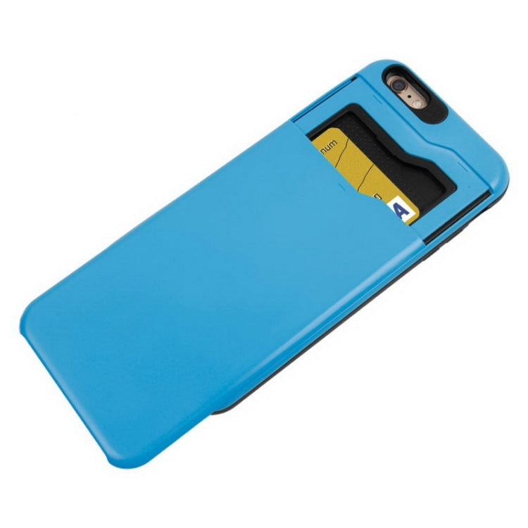 PC + TPU Combination Case with Back Card Slot for iPhone 6 Plus & 6S Plus
