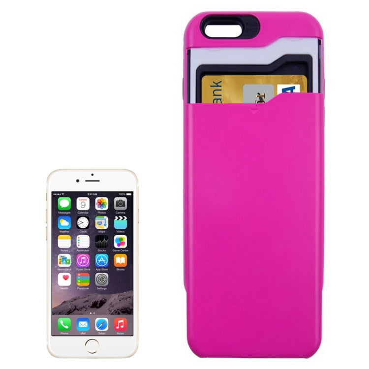 PC + TPU Combination Case with Back Card Slot for iPhone 6 Plus & 6S Plus