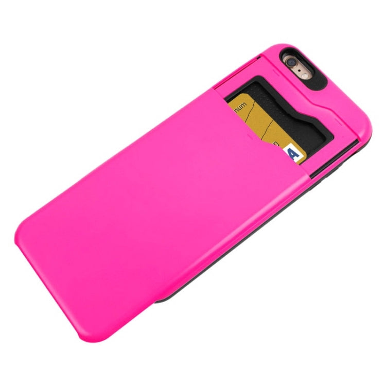 PC + TPU Combination Case with Back Card Slot for iPhone 6 Plus & 6S Plus