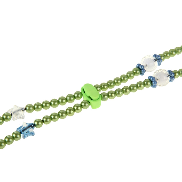 Multicolour Fashion Pearl Style In-ear Necklace Headphone