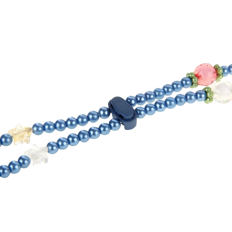 Multicolour Fashion Pearl Style In-ear Necklace Headphone