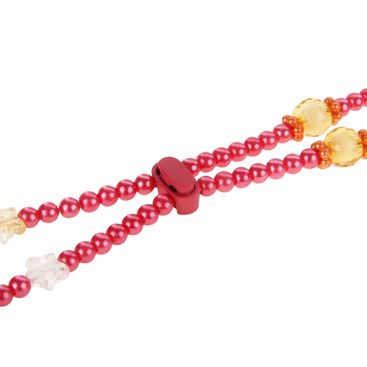 Multicolour Fashion Pearl Style In-ear Necklace Headphone