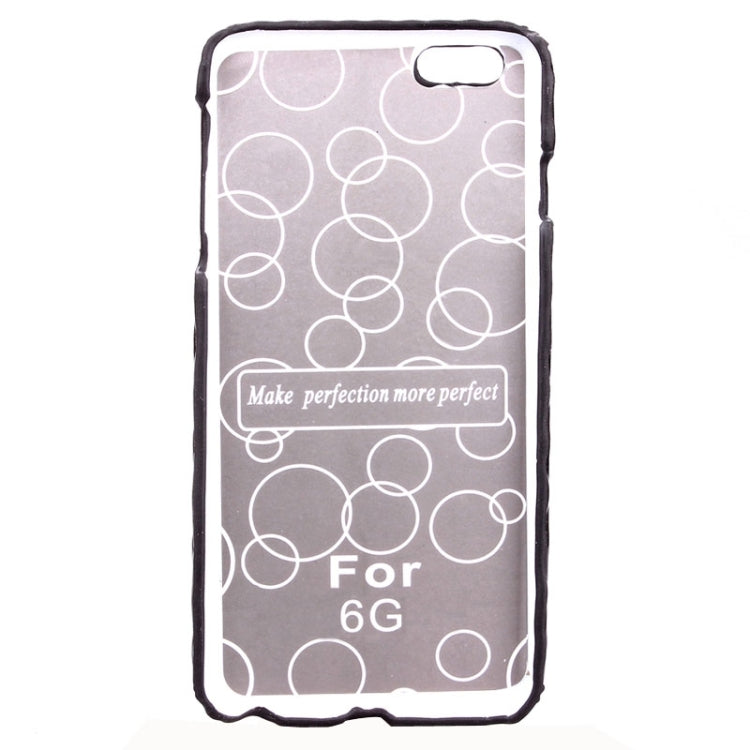 Stereo Diamond Lattice Style PU Paste Skin Plastic Protective Case for iPhone 6 Plus & 6S Plus
