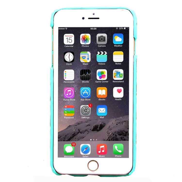 Stereo Diamond Lattice Style PU Paste Skin Plastic Protective Case for iPhone 6 Plus & 6S Plus