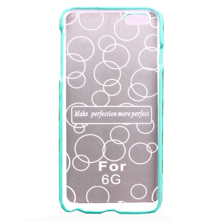 Stereo Diamond Lattice Style PU Paste Skin Plastic Protective Case for iPhone 6 Plus & 6S Plus