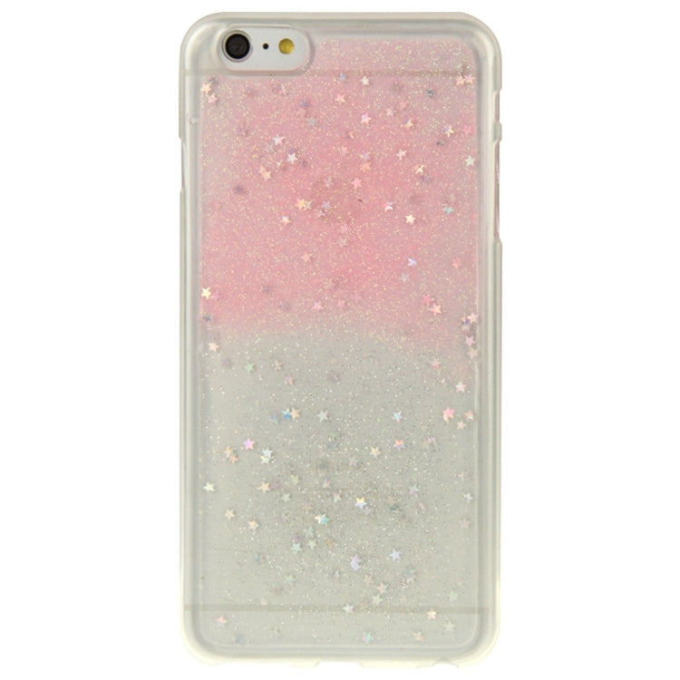 Two-Tone Star Sequins Flash Powder Series TPU Protective Case for iPhone 6 Plus & 6S Plus