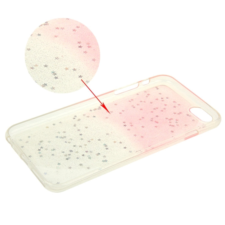 Two-Tone Star Sequins Flash Powder Series TPU Protective Case for iPhone 6 Plus & 6S Plus