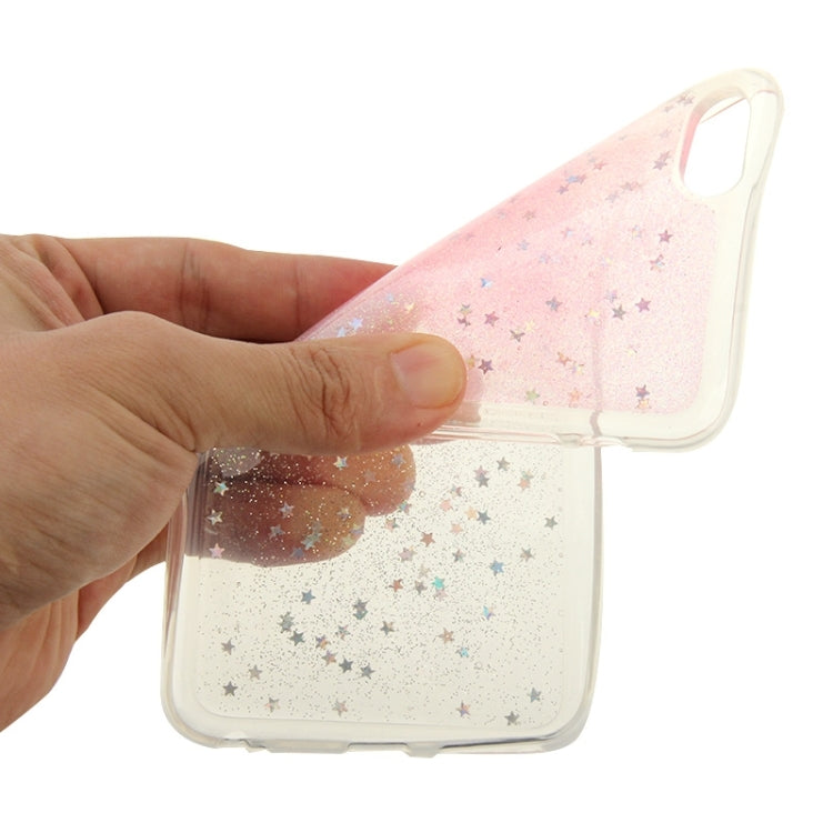 Two-Tone Star Sequins Flash Powder Series TPU Protective Case for iPhone 6 Plus & 6S Plus