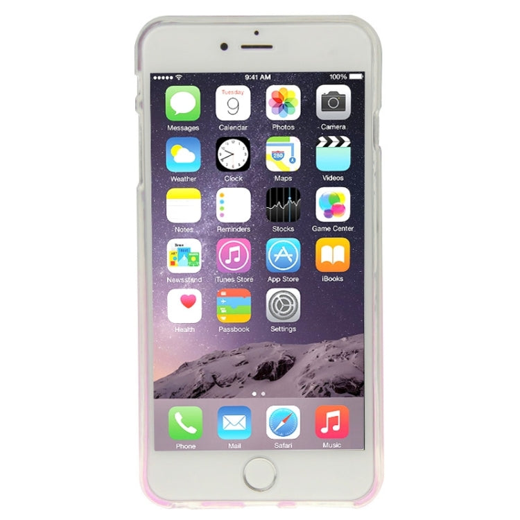 Two-Tone Star Sequins Flash Powder Series TPU Protective Case for iPhone 6 Plus & 6S Plus