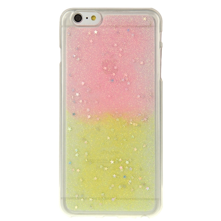 Two-Tone Star Sequins Flash Powder Series TPU Protective Case for iPhone 6 Plus & 6S Plus