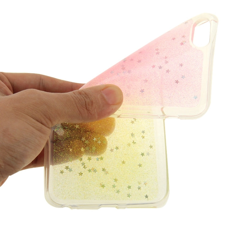 Two-Tone Star Sequins Flash Powder Series TPU Protective Case for iPhone 6 Plus & 6S Plus