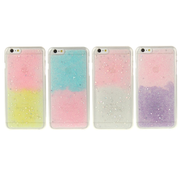 Two-Tone Star Sequins Flash Powder Series TPU Protective Case for iPhone 6 Plus & 6S Plus