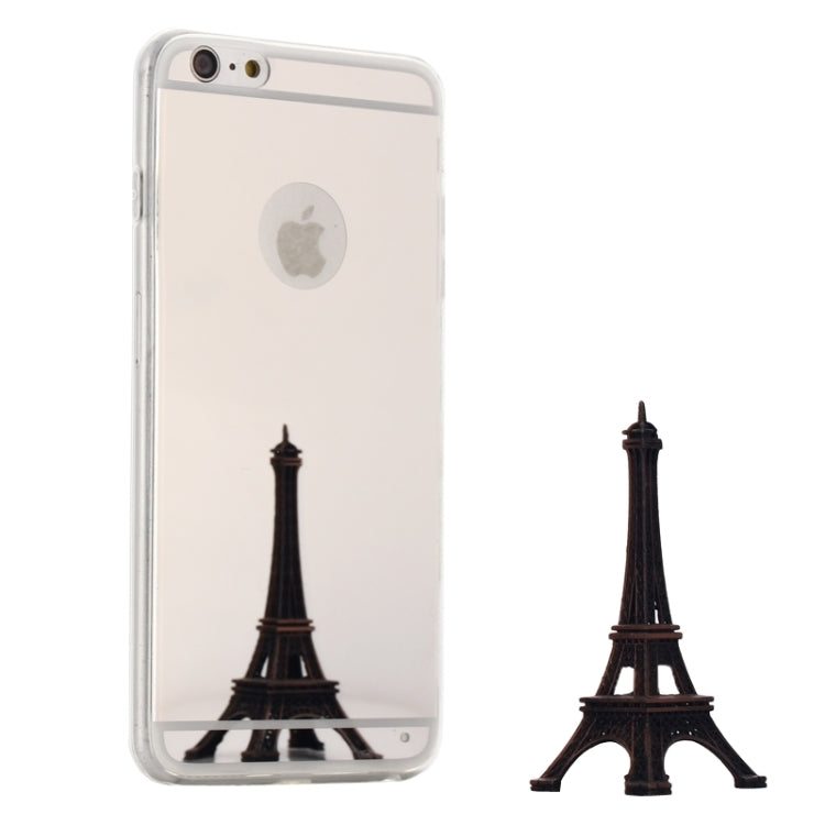 Ultrathin Mirror TPU Protective Case for iPhone 6 Plus & 6S Plus(White)