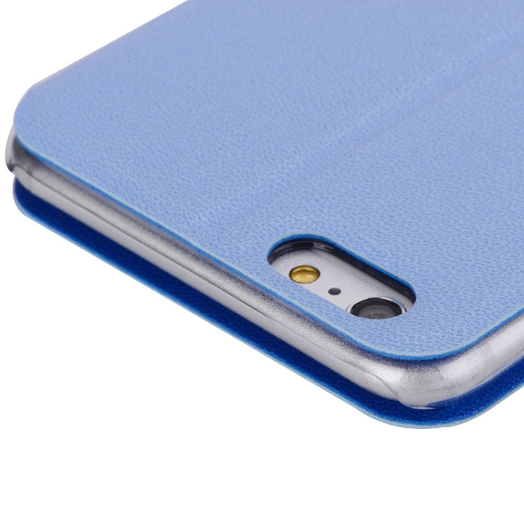 Color Matching Style Leather Case with Call ID Display for iPhone 6 Plus & 6S Plus