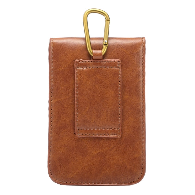 Crazy Horse Texture Vertical Style Casual Waist Bag with Buckle for iPhone 6 Plus & 6S Plus, Galaxy S7 / S6, Huawei, etc