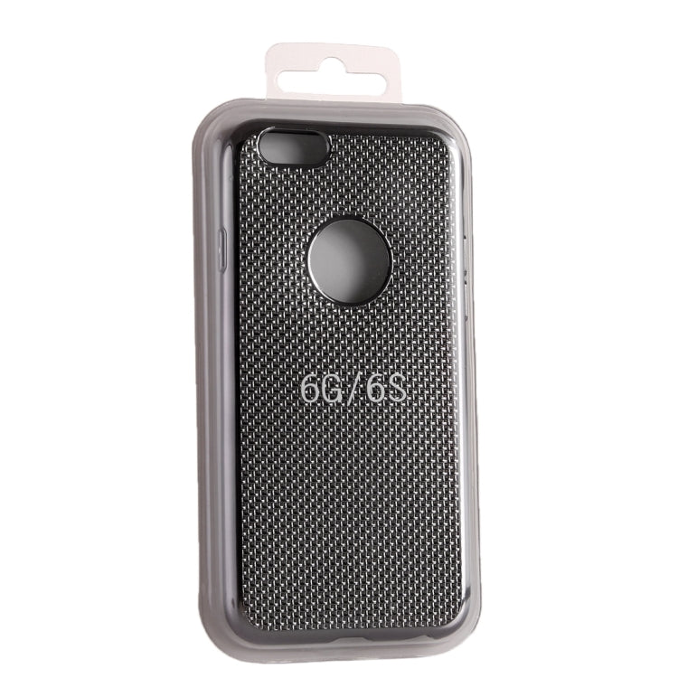 For iPhone 6 Plus & 6s Plus Lattice Texture Electroplating TPU Protective Case