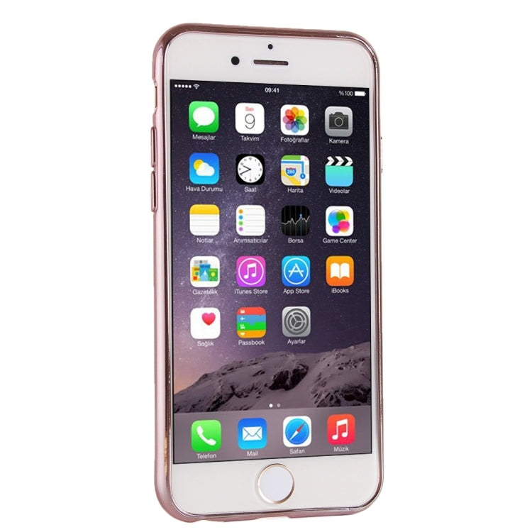 For iPhone 6 Plus & 6s Plus Lattice Texture Electroplating TPU Protective Case