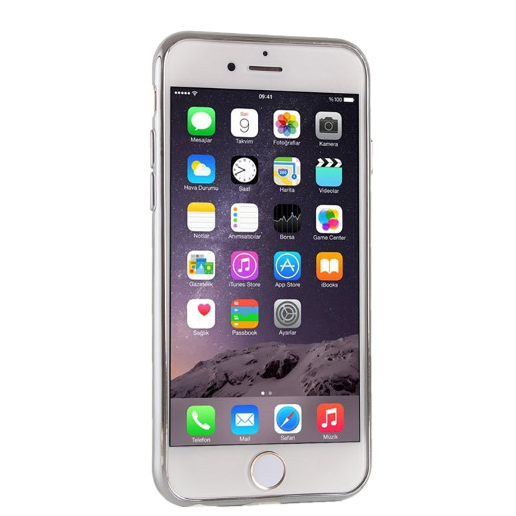 For iPhone 6 Plus & 6s Plus Lattice Texture Electroplating TPU Protective Case