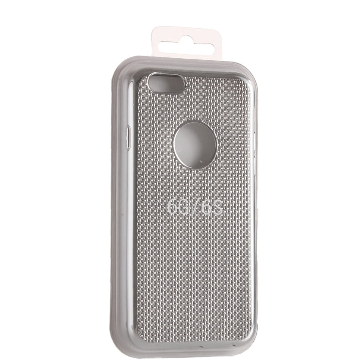 For iPhone 6 Plus & 6s Plus Lattice Texture Electroplating TPU Protective Case