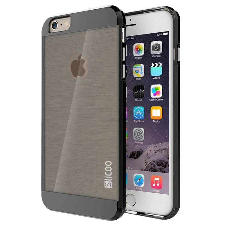 Slicoo Brushed Texture Electroplating Combination Case for iPhone 6 Plus & 6S Plus