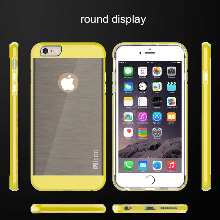 Slicoo Brushed Texture Electroplating Combination Case for iPhone 6 Plus & 6S Plus