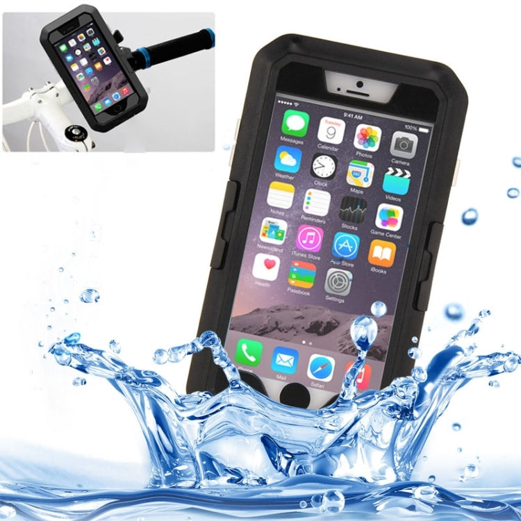 For iPhone 6 Plus & 6s Plus IPX8 Waterproof Touch Sensitive Screen Case with Bike Holder & Lanyard