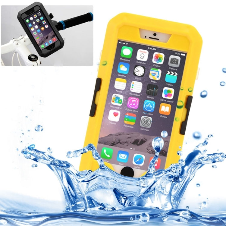 For iPhone 6 Plus & 6s Plus IPX8 Waterproof Touch Sensitive Screen Case with Bike Holder & Lanyard