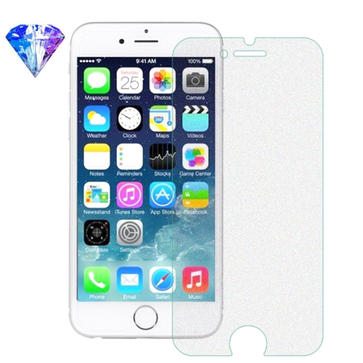 0.30mm 9H+ Surface Hardness 2.5D Explosion-proof Diamond Tempered Glass Film LCD Screen Protector for iPhone 6 Plus