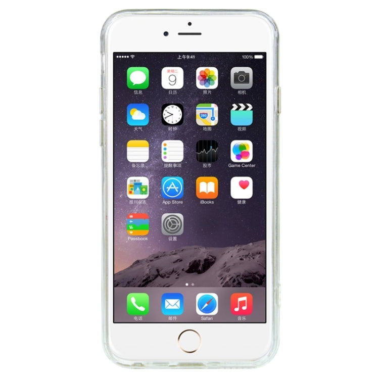 Fashionable Ultrathin Daisy Pattern Acrylic TPU Protective Case for iPhone 6 Plus & 6S Plus