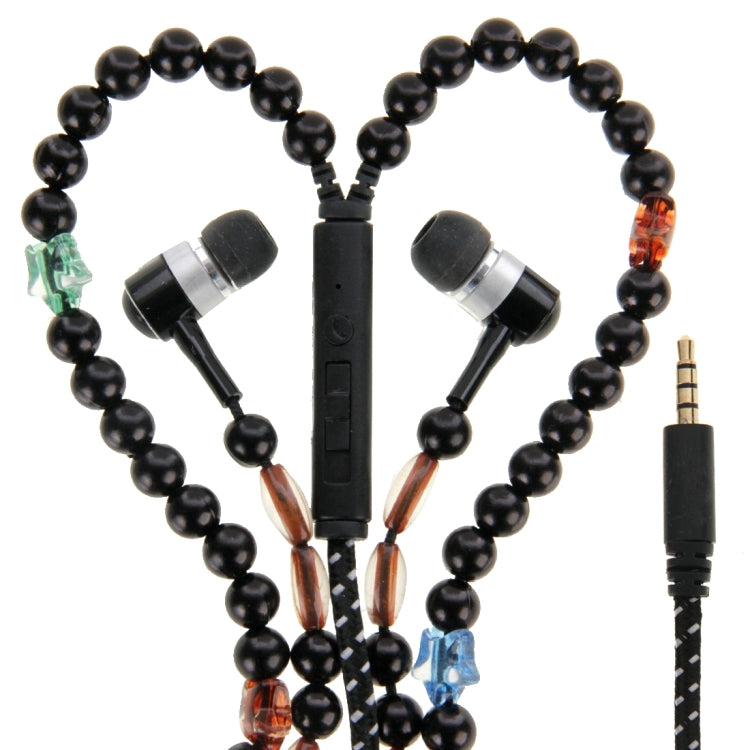 Multicolour Stars Beads Style In-ear Stereo Necklace Headphone with Micphone for iPhone 6 & 6 Plus, iPhone 6S & 6S Plus, Galaxy S6 / S6 edge / S6 edge+ / Note 5, HTC, Sony
