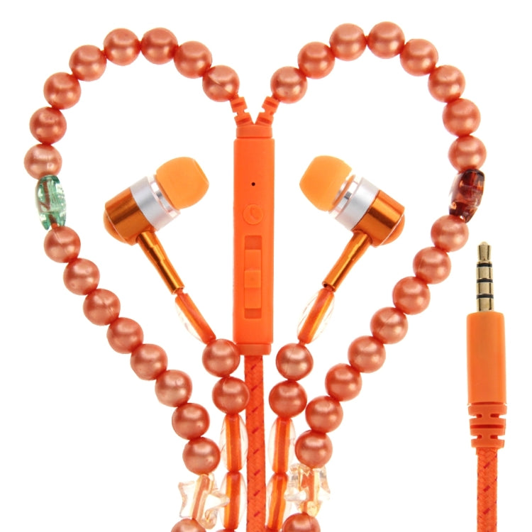 Multicolour Stars Beads Style In-ear Stereo Necklace Headphone with Micphone for iPhone 6 & 6 Plus, iPhone 6S & 6S Plus, Galaxy S6 / S6 edge / S6 edge+ / Note 5, HTC, Sony