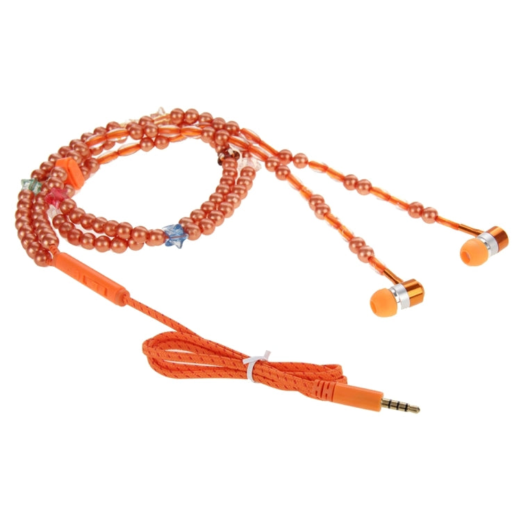 Multicolour Stars Beads Style In-ear Stereo Necklace Headphone with Micphone for iPhone 6 & 6 Plus, iPhone 6S & 6S Plus, Galaxy S6 / S6 edge / S6 edge+ / Note 5, HTC, Sony