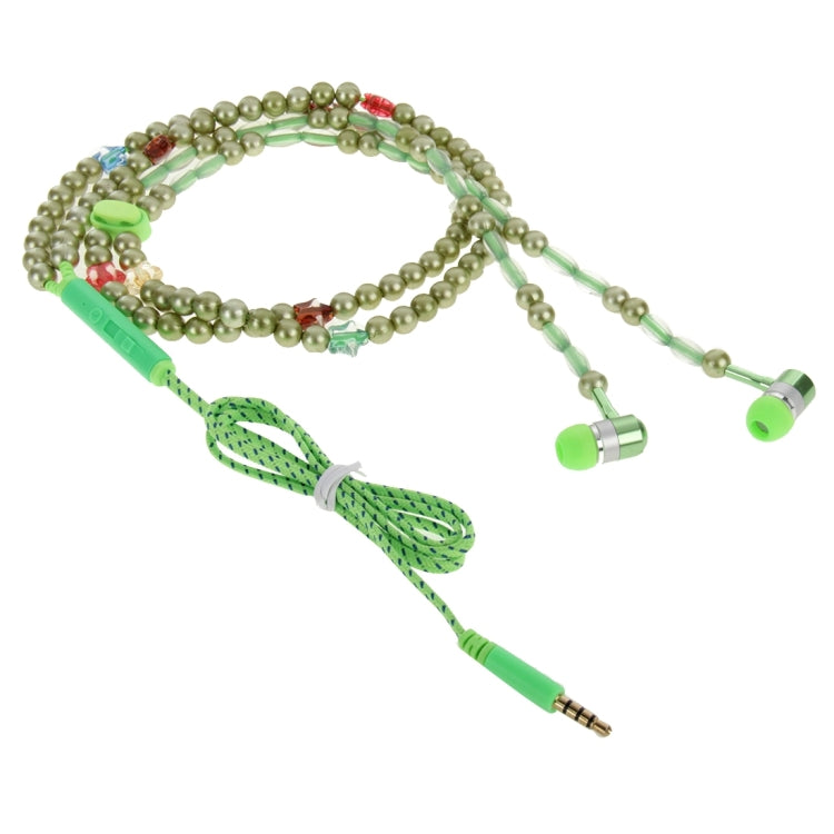 Multicolour Stars Beads Style In-ear Stereo Necklace Headphone with Micphone for iPhone 6 & 6 Plus, iPhone 6S & 6S Plus, Galaxy S6 / S6 edge / S6 edge+ / Note 5, HTC, Sony