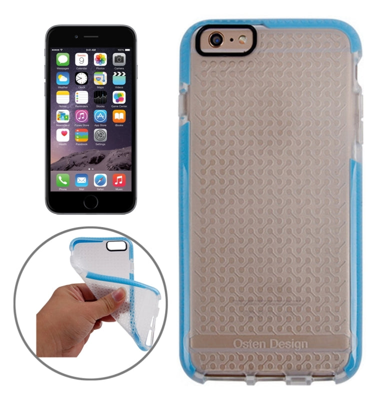 Concise Style Dumbbell Texture TPU Protective Case for iPhone 6 Plus & 6s Plus