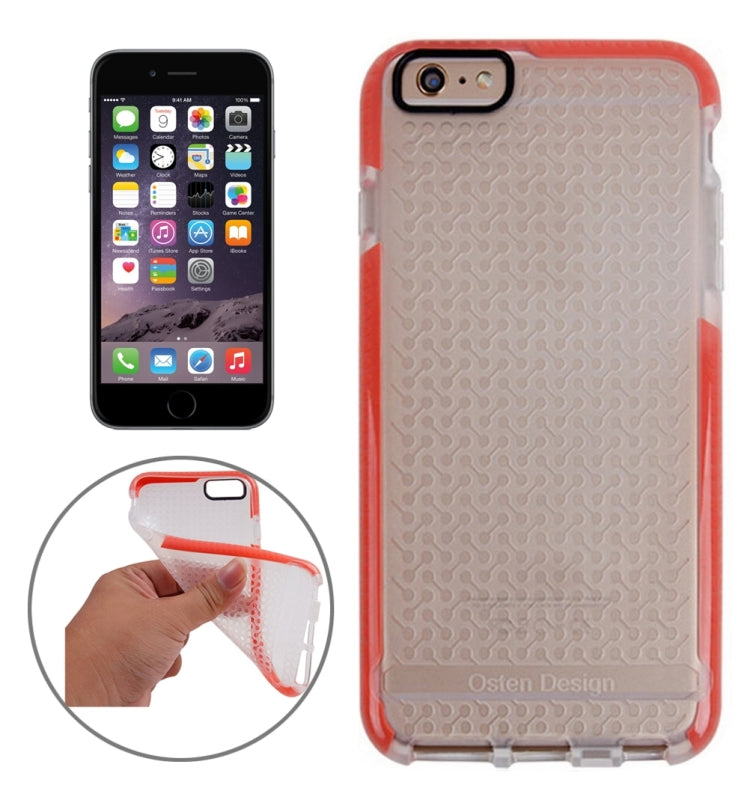 Concise Style Dumbbell Texture TPU Protective Case for iPhone 6 Plus & 6s Plus