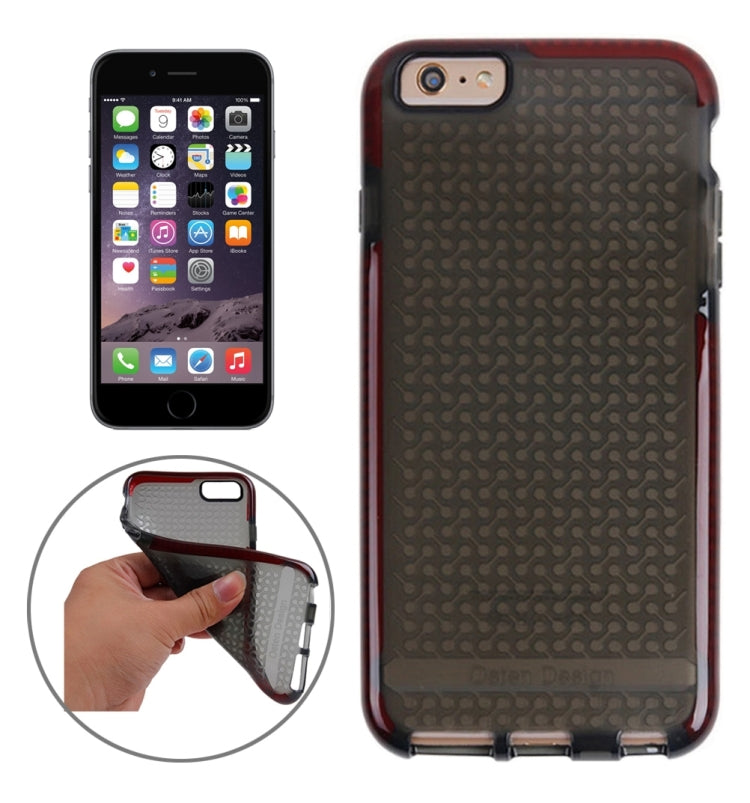 Concise Style Dumbbell Texture TPU Protective Case for iPhone 6 Plus & 6s Plus