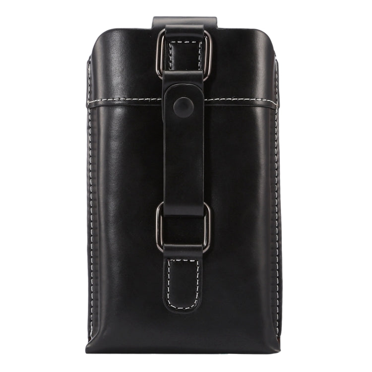 5.7 inch Universal Crazy Horse Texture Vertical Style Sporty Waist / Handhold Bag with Buckle for iPhone 6 Plus & 6s Plus, Galaxy S7 Edge / S7 / S6 edge+, Huawei, etc