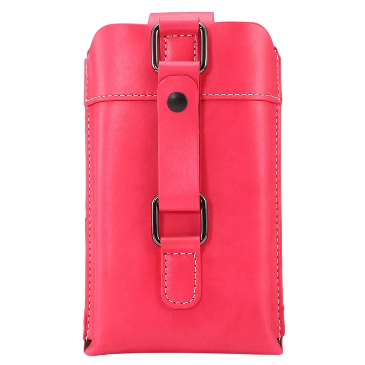 5.7 inch Universal Crazy Horse Texture Vertical Style Sporty Waist / Handhold Bag with Buckle for iPhone 6 Plus & 6s Plus, Galaxy S7 Edge / S7 / S6 edge+, Huawei, etc