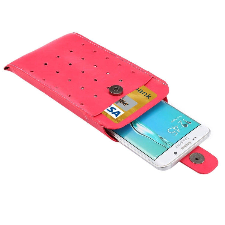 5.7 inch Universal Crazy Horse Texture Vertical Style Sporty Waist / Handhold Bag with Buckle for iPhone 6 Plus & 6s Plus, Galaxy S7 Edge / S7 / S6 edge+, Huawei, etc