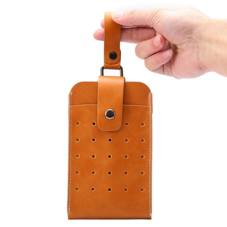 5.7 inch Universal Crazy Horse Texture Vertical Style Sporty Waist / Handhold Bag with Buckle for iPhone 6 Plus & 6s Plus, Galaxy S7 Edge / S7 / S6 edge+, Huawei, etc