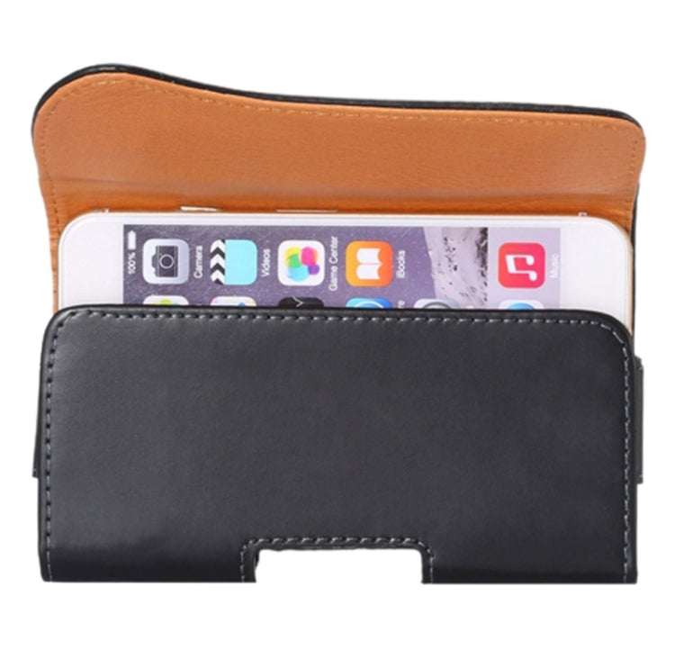 Crazy Horse Texture Vertical Flip Leather Case / Waist Bag with Back Splint and Arch Design for iPhone 6 Plus & Galaxy Note 8