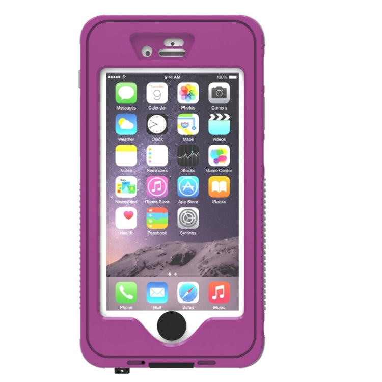 Waterproof Dustproof Shockproof Crushproof Noctilucent Protective Case with Holder for iPhone 6 & 6S