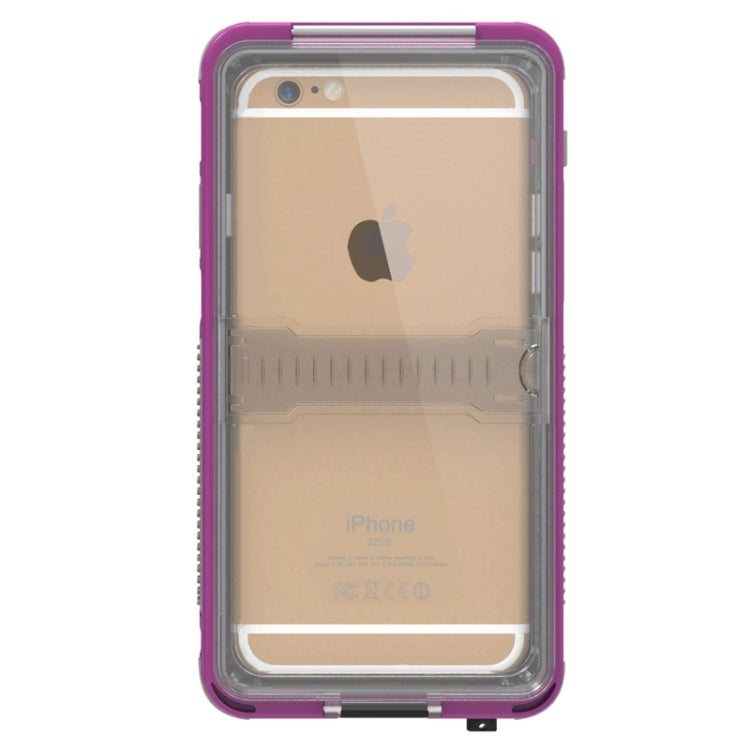 Waterproof Dustproof Shockproof Crushproof Noctilucent Protective Case with Holder for iPhone 6 & 6S