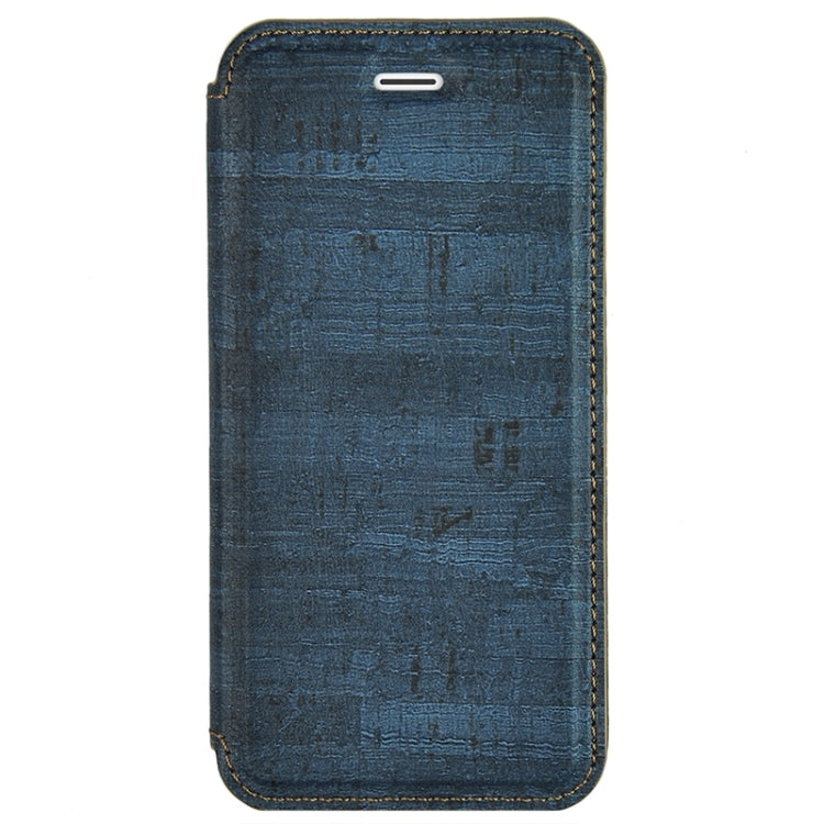Retro Style Wood Grain Stitching Leather Case with Holder for iPhone 6 & 6s
