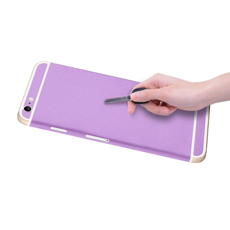 Colorized Frosted Flash Powder Back Screen Protective Film for iPhone 6 & 6s