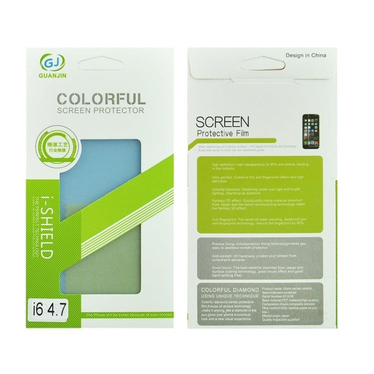 Colorized Frosted Flash Powder Back Screen Protective Film for iPhone 6 & 6s